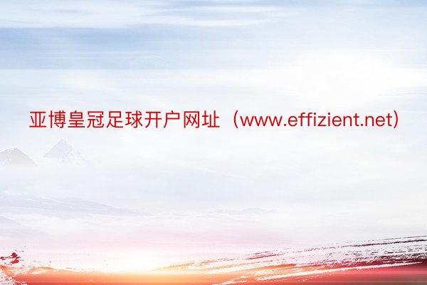 亚博皇冠足球开户网址（www.effizient.net）